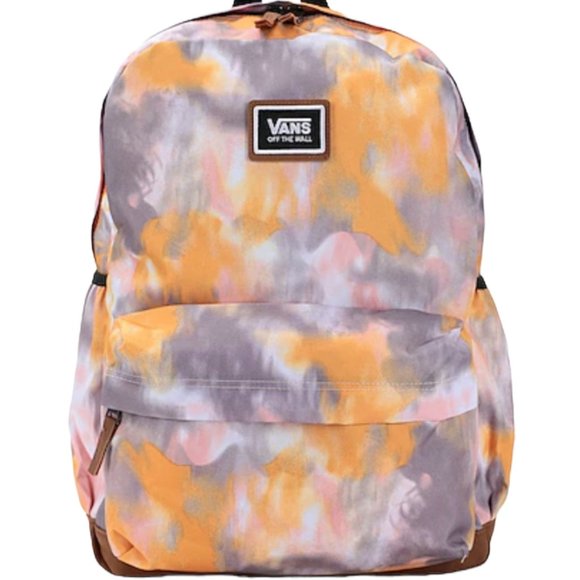 Vans Handbags - 🎒SCHOOL SALE🎒Vans Realm Plus Backpack Yellow Grey Pink Canvas Zip VN0A34GLYZX